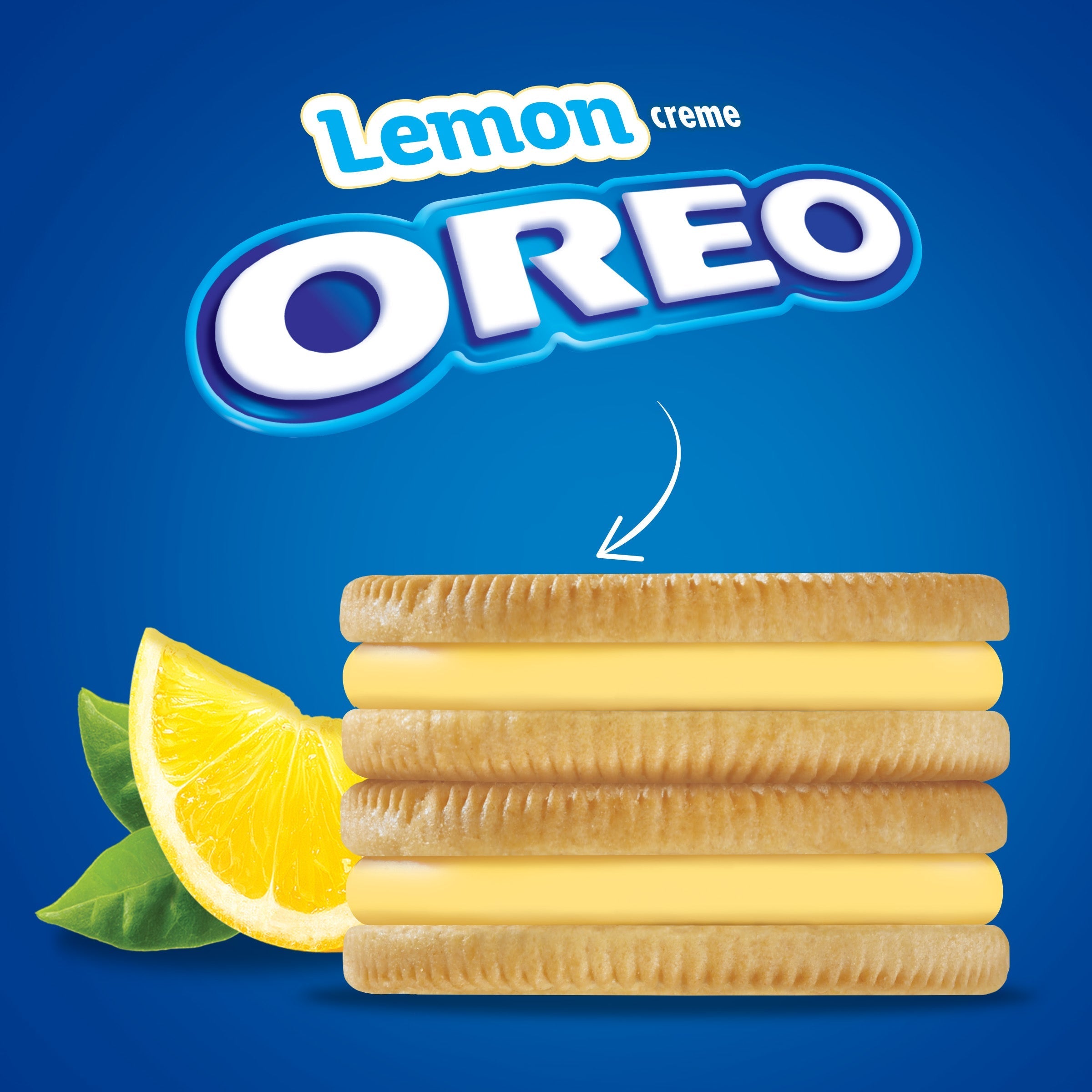 Lemon Creme Sandwich Cookies, Family Size, 2 Pack - Image 3