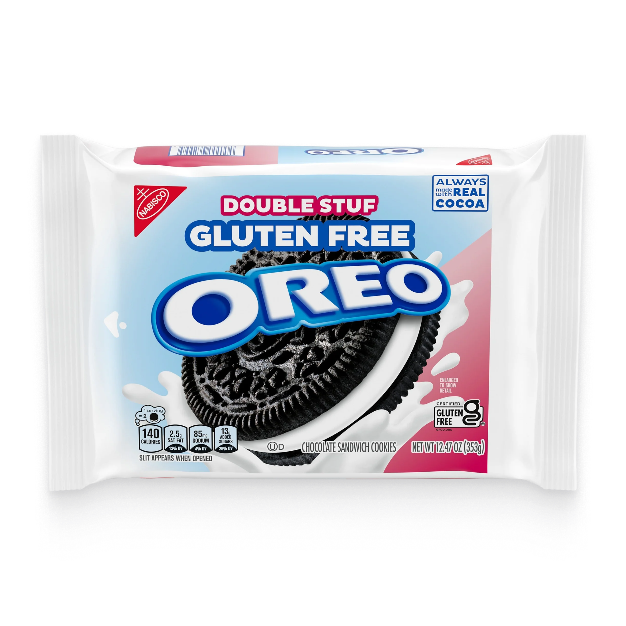 Double Stuf Gluten Free Chocolate Sandwich Cookies, 2 Pack - Image 2