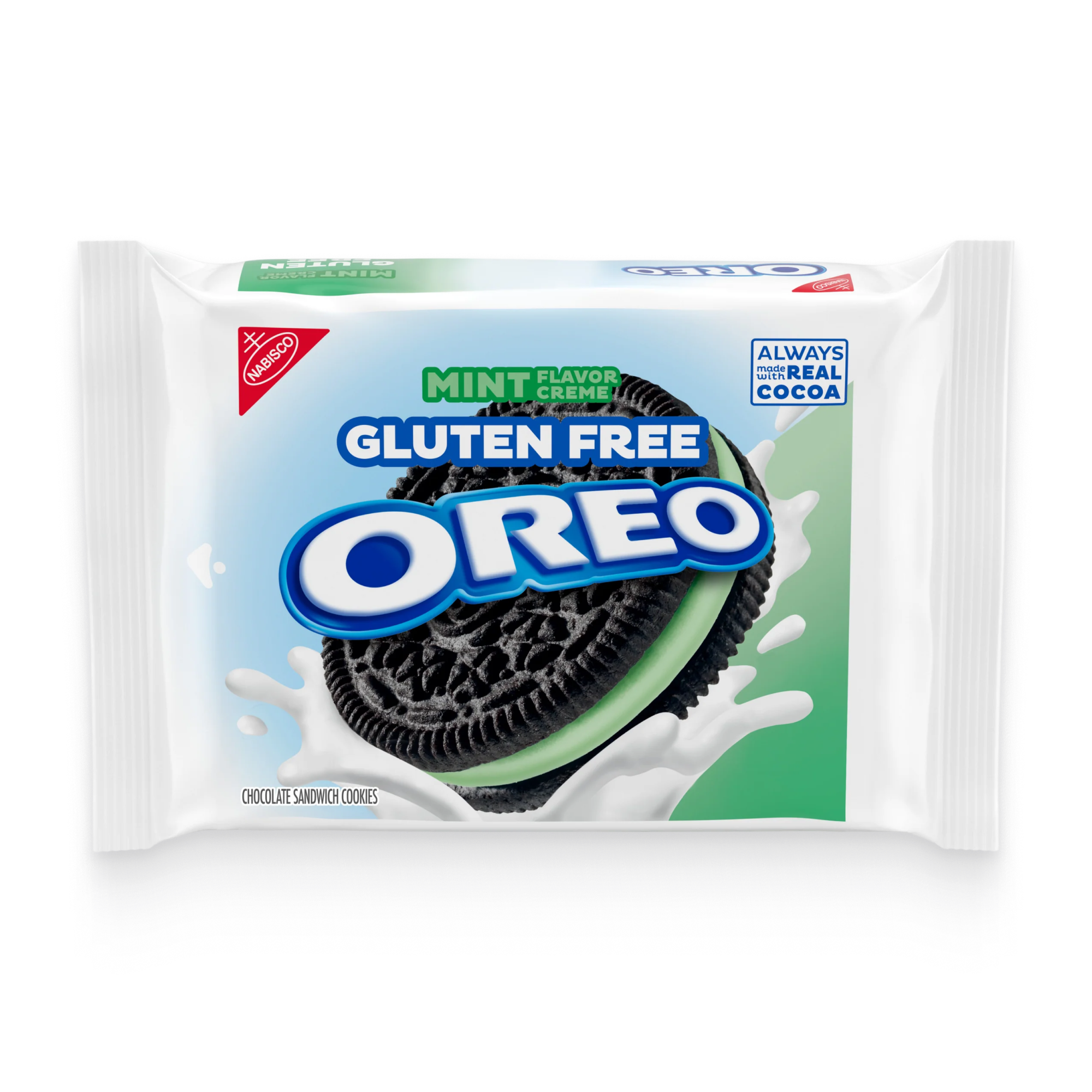 Gluten Free Mint Creme Chocolate Sandwich Cookies, 2 Pack - Image 2