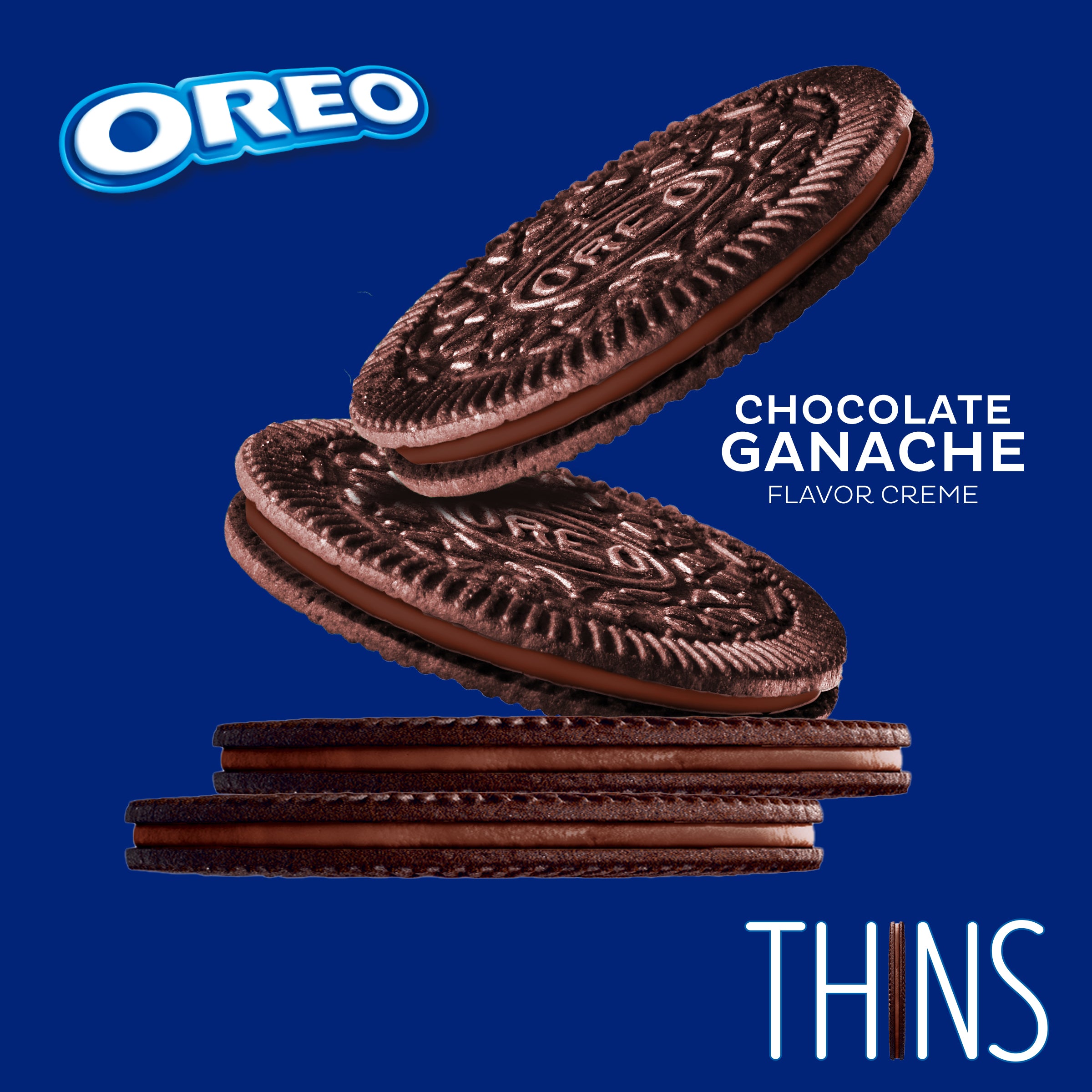 Thins Chocolate Ganache Creme Sandwich Cookies, Family Size - Image 2