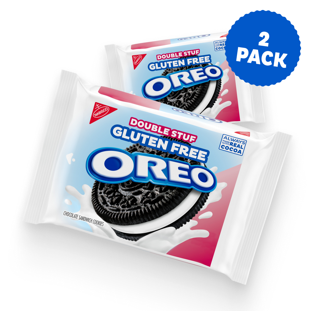 Double Stuf Gluten Free Chocolate Sandwich Cookies, 2 Pack