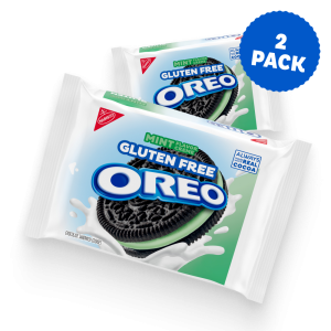 Gluten Free Mint Creme Chocolate Sandwich Cookies, 2 Pack