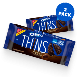 Thins Chocolate Ganache Creme Sandwich Cookies, Family Size, 2 Pack