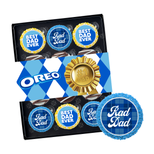 OREOiD Father's Day #1 Dad Fudge-Dipped Cookie Box - 12ct