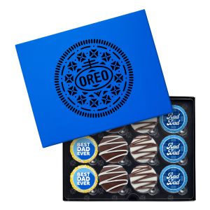 OREOiD Father's Day Fudge-Dipped Blue Box - 12ct