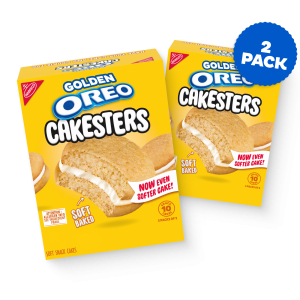 Golden Cakesters Soft Snack Cakes, Snack Packs, 2 Pack