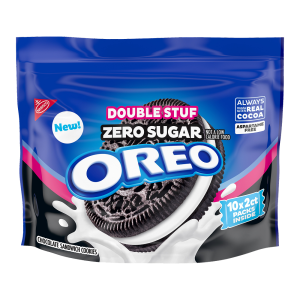 Zero Sugar Double Stuf Chocolate Sandwich Cookies, Snack Packs